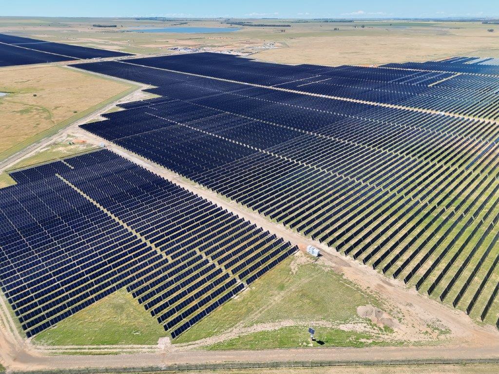 Projects 1 An Ariel view of the Kathu 61MW Solar Farm